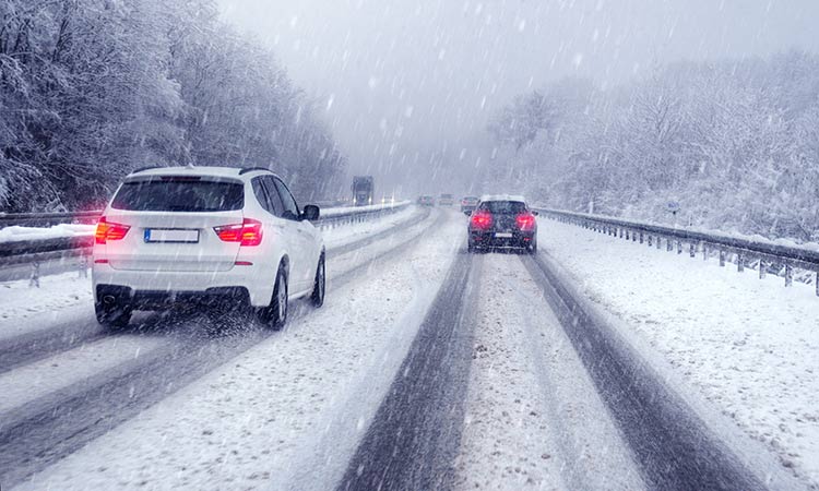 Distancia seguridad nieve